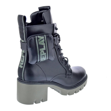 Botines Replay zapatos Mujer modelo Village Lace Negro 