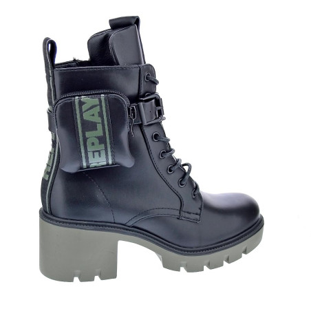 Botines Replay zapatos Mujer modelo Village Lace Negro 