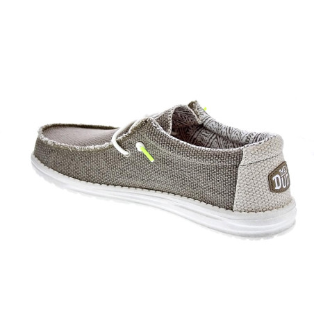 Mocasines Hey Dude zapatos Hombre modelo Wally Braided Verde Elástico