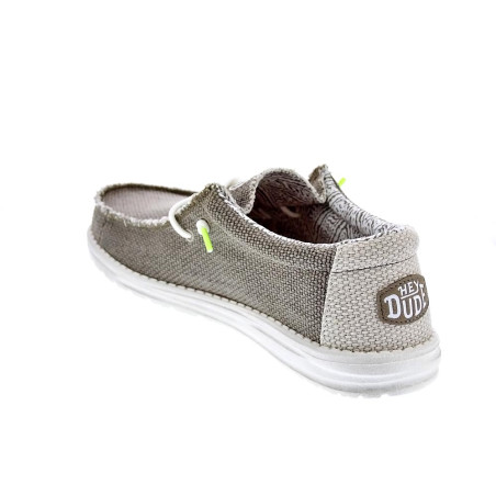 Mocasines Hey Dude zapatos Hombre modelo Wally Braided Verde Elástico
