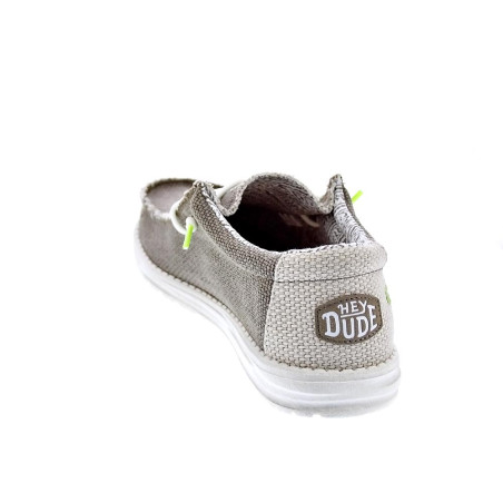 Mocasines Hey Dude zapatos Hombre modelo Wally Braided Verde Elástico