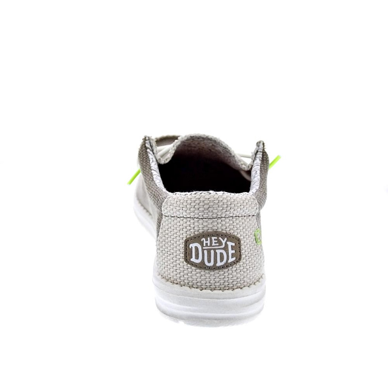 Mocasines Hey Dude zapatos Hombre modelo Wally Braided Verde Elástico
