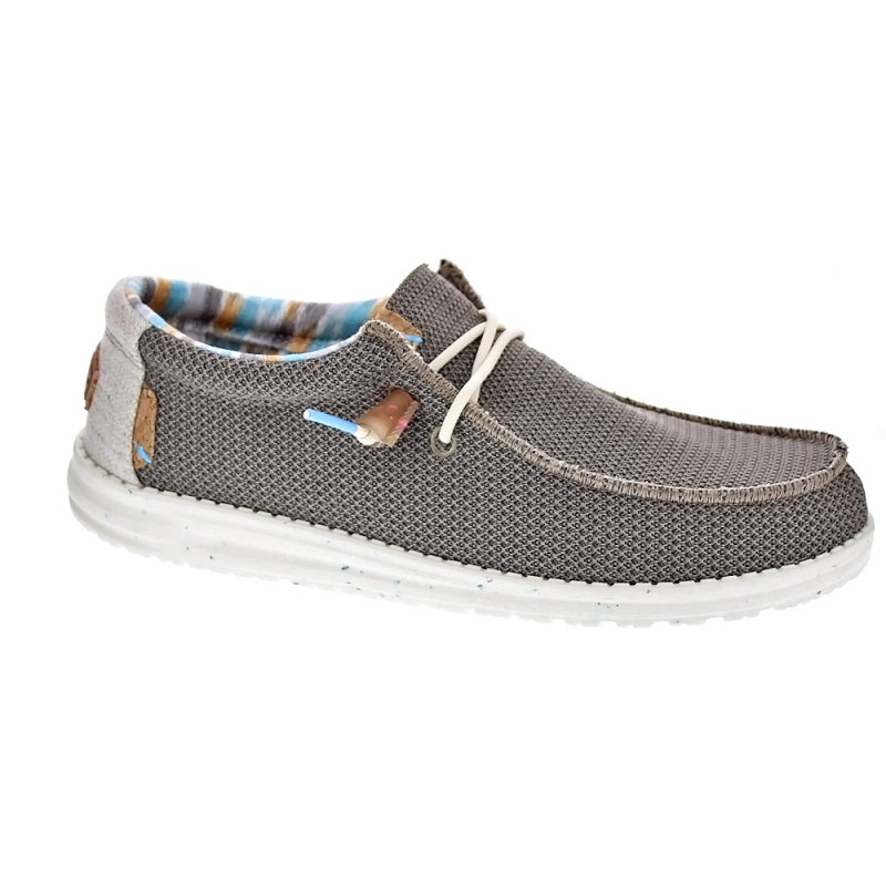 Mocasines Hey Dude zapatos Hombre modelo Wally Eco Stretch Verde 