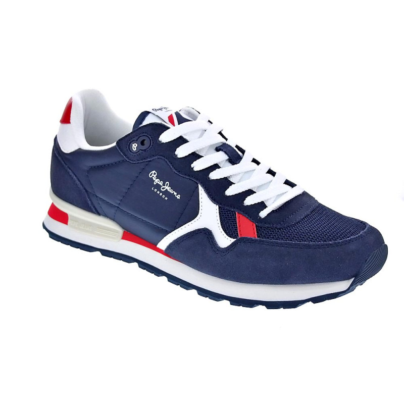 Zapatillas Pepe Jeans zapatos Hombre modelo Brit Man Azul 