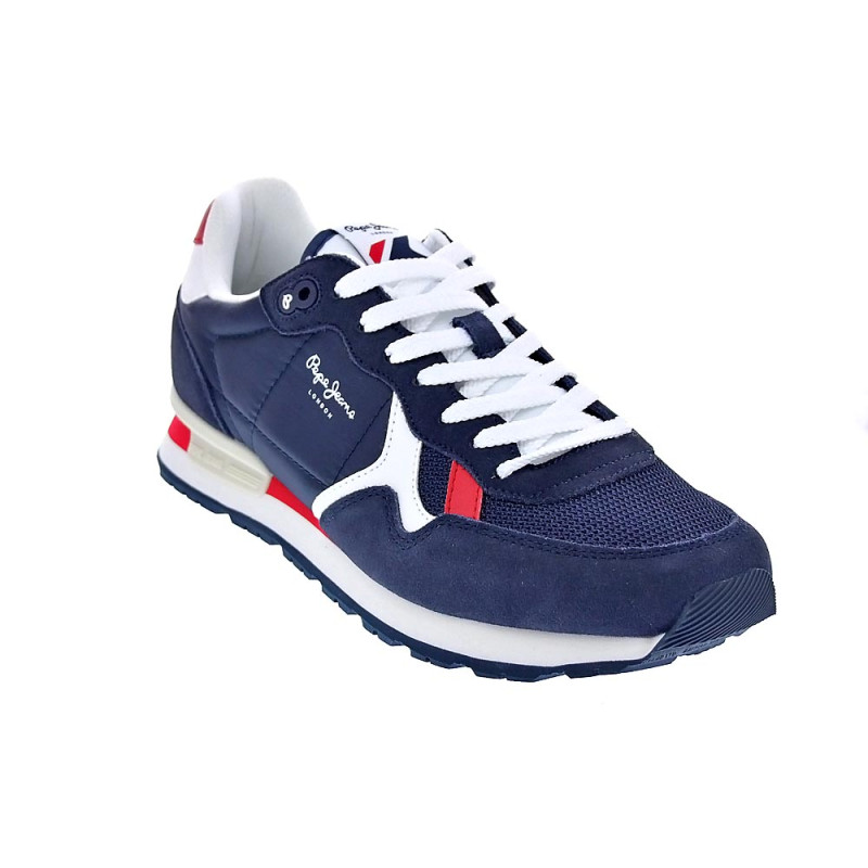 Zapatillas Pepe Jeans zapatos Hombre modelo Brit Man Azul 
