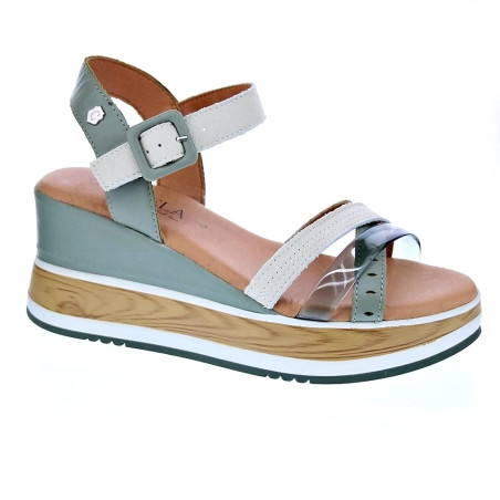 Sandalias Carmela zapatos Mujer modelo 160574 Verde 
