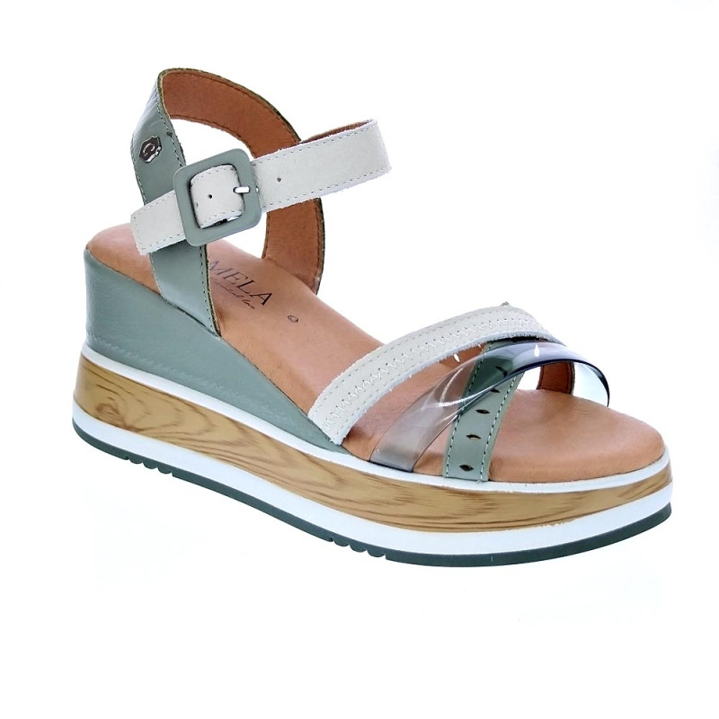 Sandalias Carmela zapatos Mujer modelo 160574 Verde 