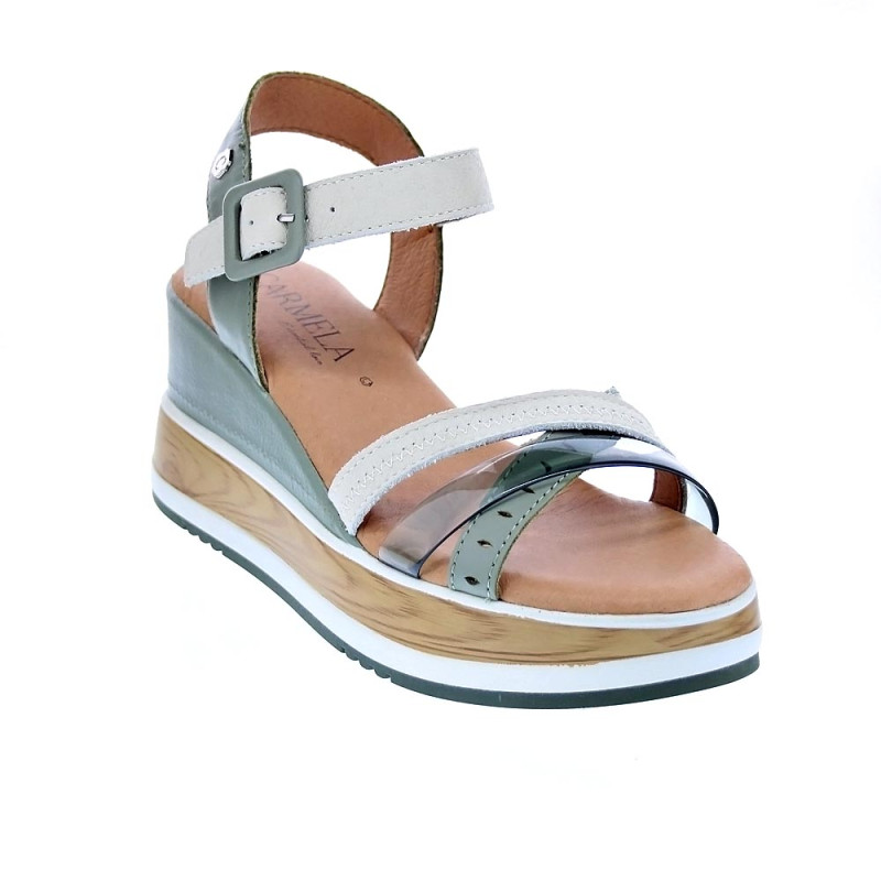 Sandalias Carmela zapatos Mujer modelo 160574 Verde 