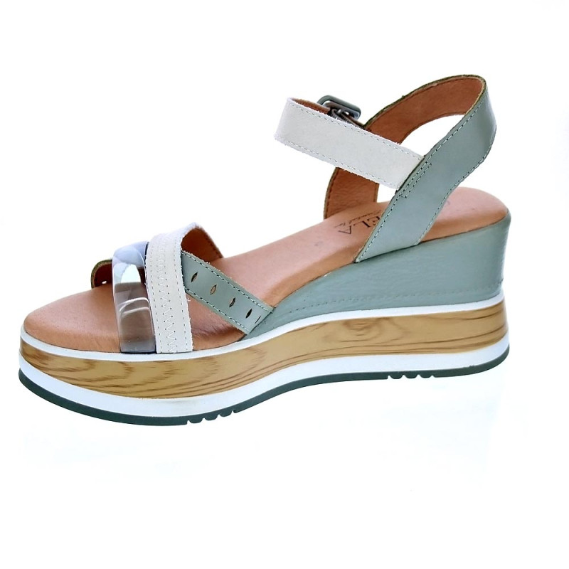 Sandalias Carmela zapatos Mujer modelo 160574 Verde 