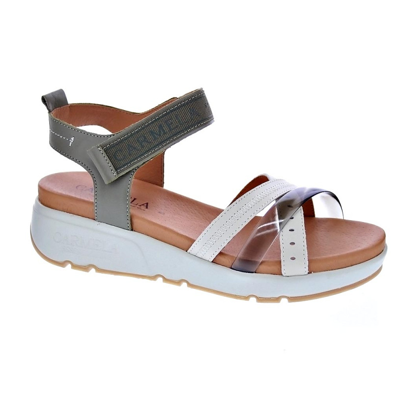 Sandalias Carmela zapatos Mujer modelo 160587 Verde 