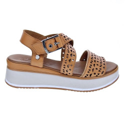 Sandalias Carmela zapatos Mujer modelo 160662 Marrón 