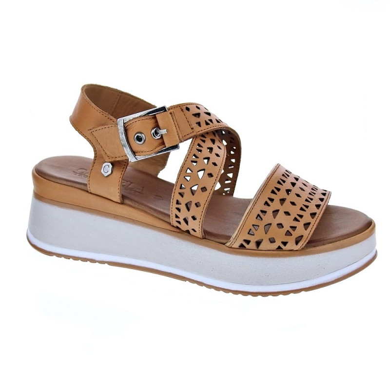 Sandalias Carmela zapatos Mujer modelo 160662 Marrón 