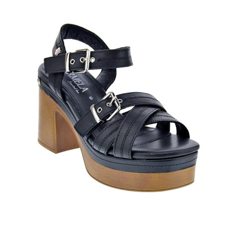 Sandalias Carmela zapatos Mujer modelo 160718 Negro 