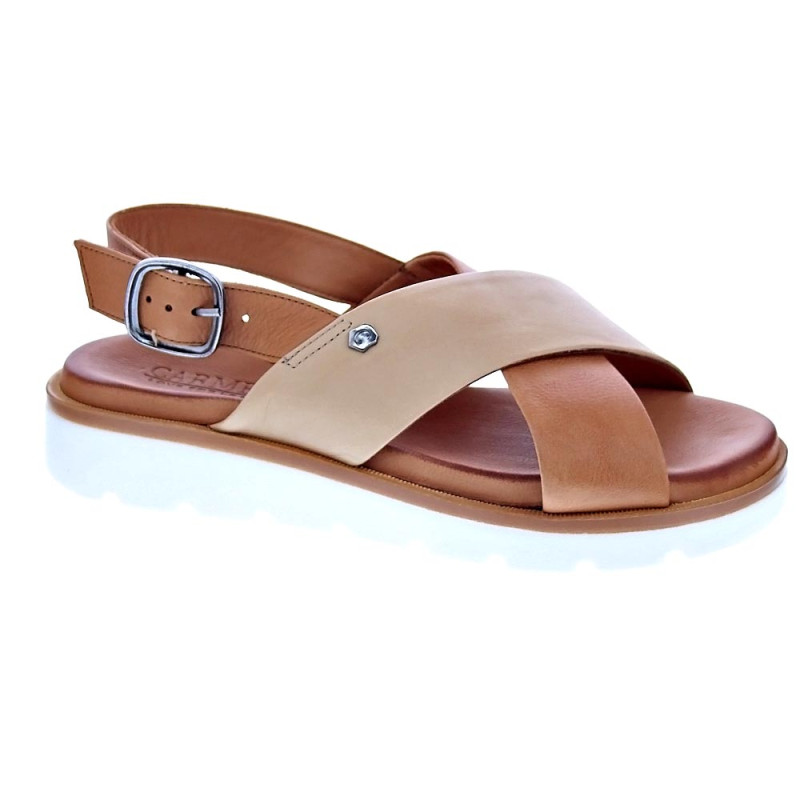 Sandalias Carmela zapatos Mujer modelo 160758 Marrón 
