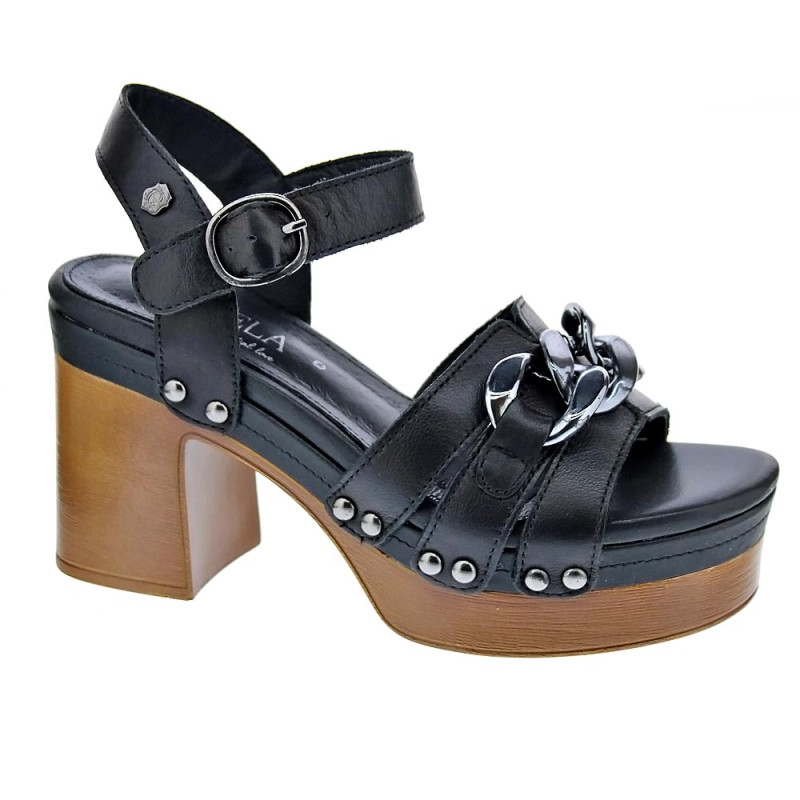 Sandalias Carmela zapatos Mujer modelo 160786 Negro 