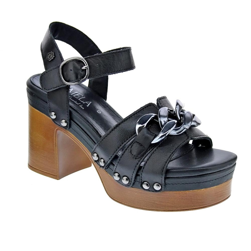 Sandalias Carmela zapatos Mujer modelo 160786 Negro 