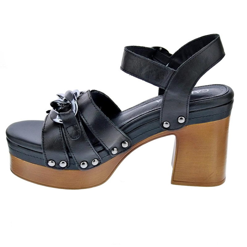 Sandalias Carmela zapatos Mujer modelo 160786 Negro 