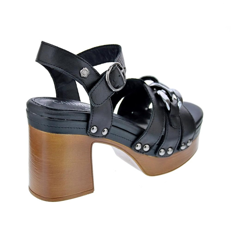 Sandalias Carmela zapatos Mujer modelo 160786 Negro 