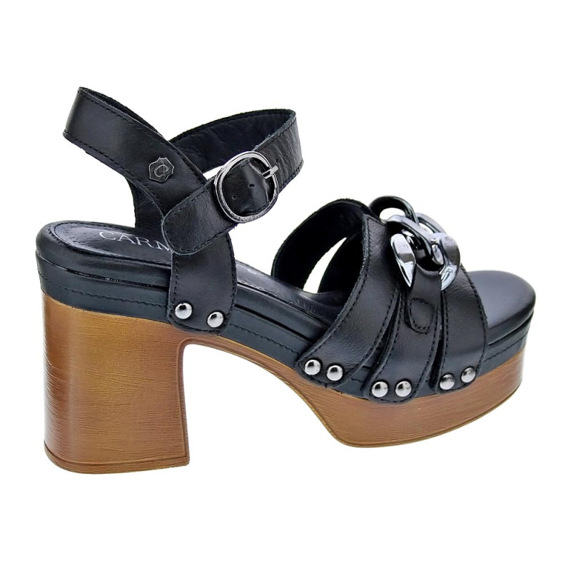 Sandalias Carmela zapatos Mujer modelo 160786 Negro 