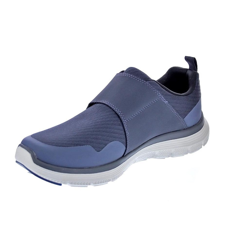 Zapatillas Skechers zapatos Hombre modelo Flex Advantage Negro Velcro