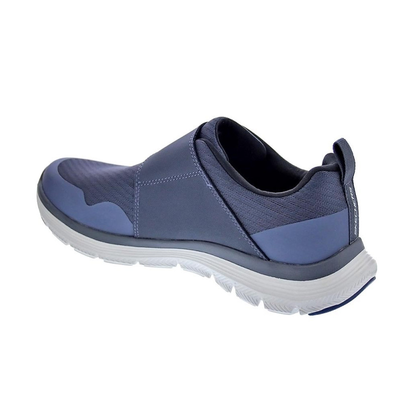 Zapatillas Skechers zapatos Hombre modelo Flex Advantage Negro Velcro