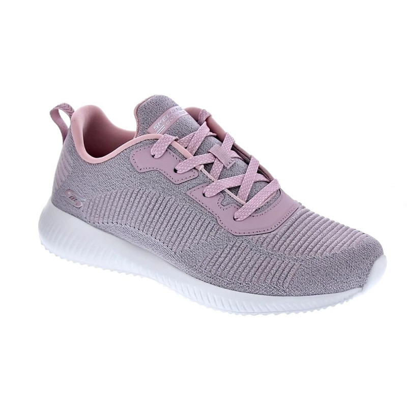 Zapatillas Skechers zapatos Mujer modelo Bobs Squad Rosa 