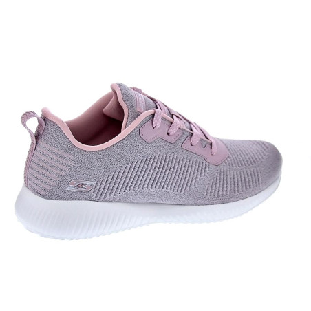 Zapatillas Skechers zapatos Mujer modelo Bobs Squad Rosa 