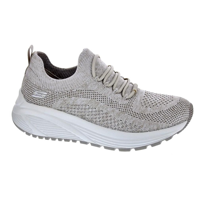 Zapatillas Skechers zapatos Mujer modelo Bobs Squad Gris 