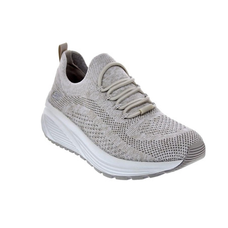 Zapatillas Skechers zapatos Mujer modelo Bobs Squad Gris 