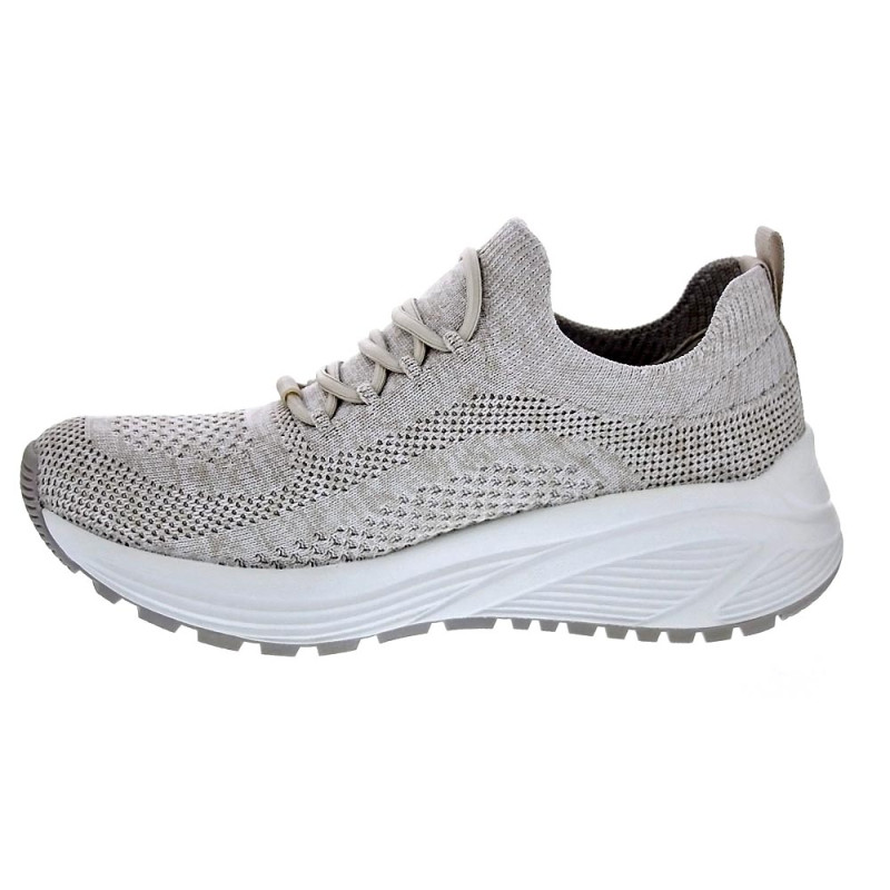 Zapatillas Skechers zapatos Mujer modelo Bobs Squad Gris 