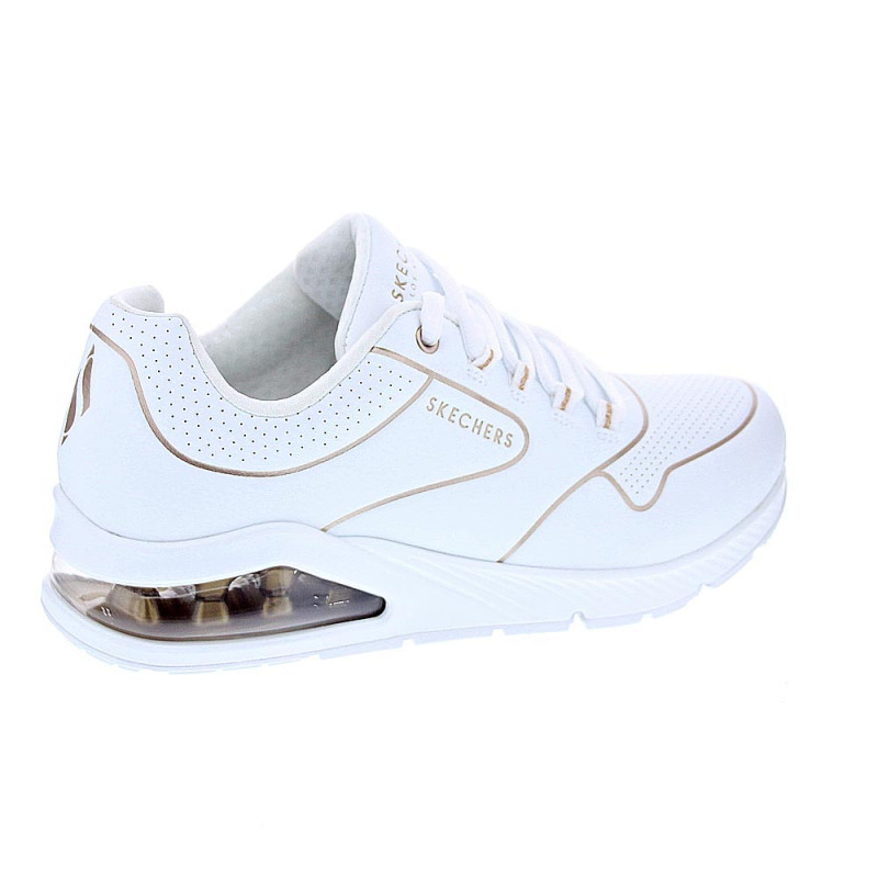 Zapatillas Skechers zapatos Mujer modelo Uno 2 Blanco 
