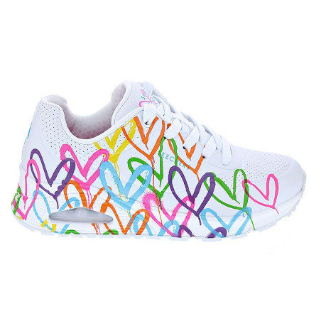 Zapatillas Skechers zapatos Mujer modelo Uno Highlight Blanco 