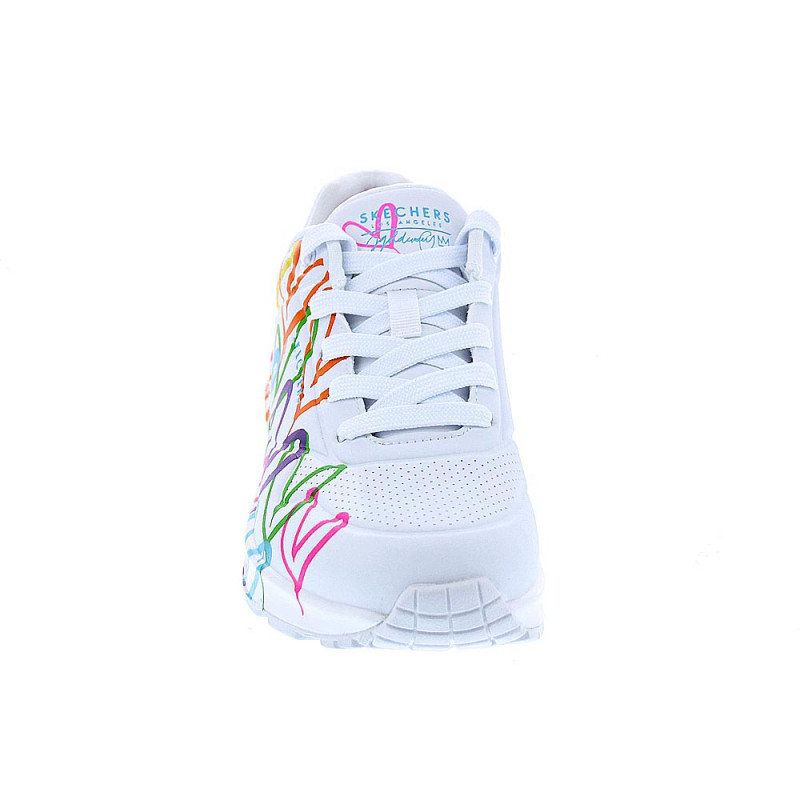 Zapatillas Skechers zapatos Mujer modelo Uno Highlight Blanco 