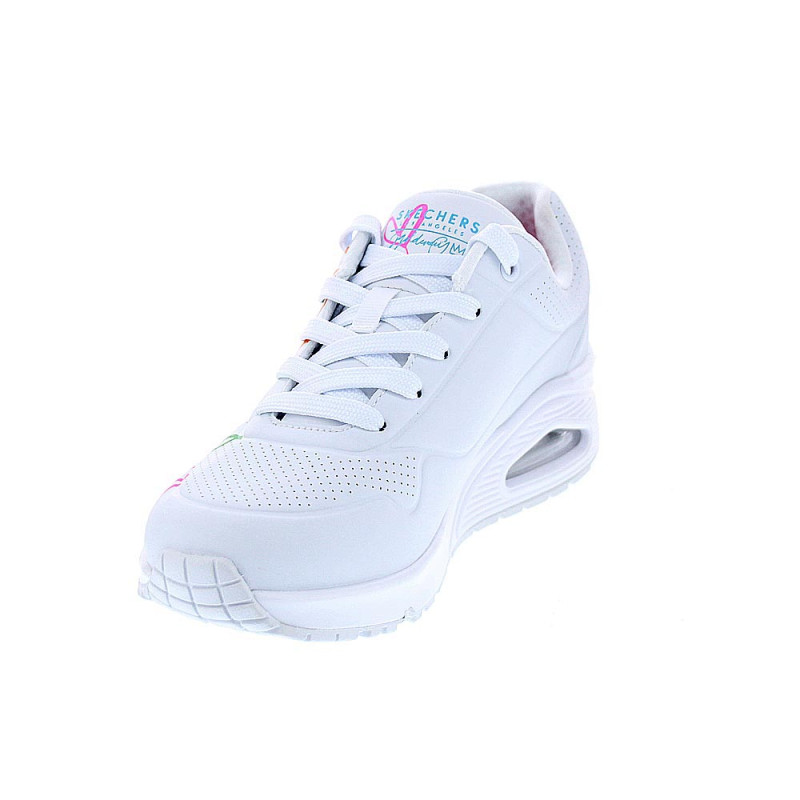 Zapatillas Skechers zapatos Mujer modelo Uno Highlight Blanco 