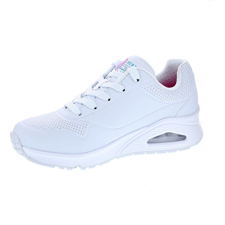 Zapatillas Skechers zapatos Mujer modelo Uno Highlight Blanco 