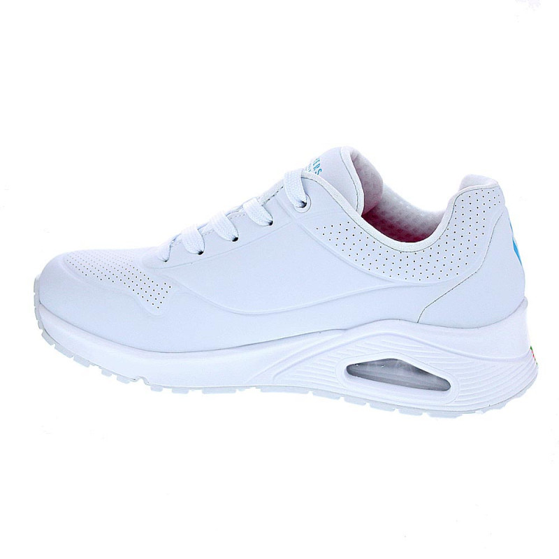 Zapatillas Skechers zapatos Mujer modelo Uno Highlight Blanco 