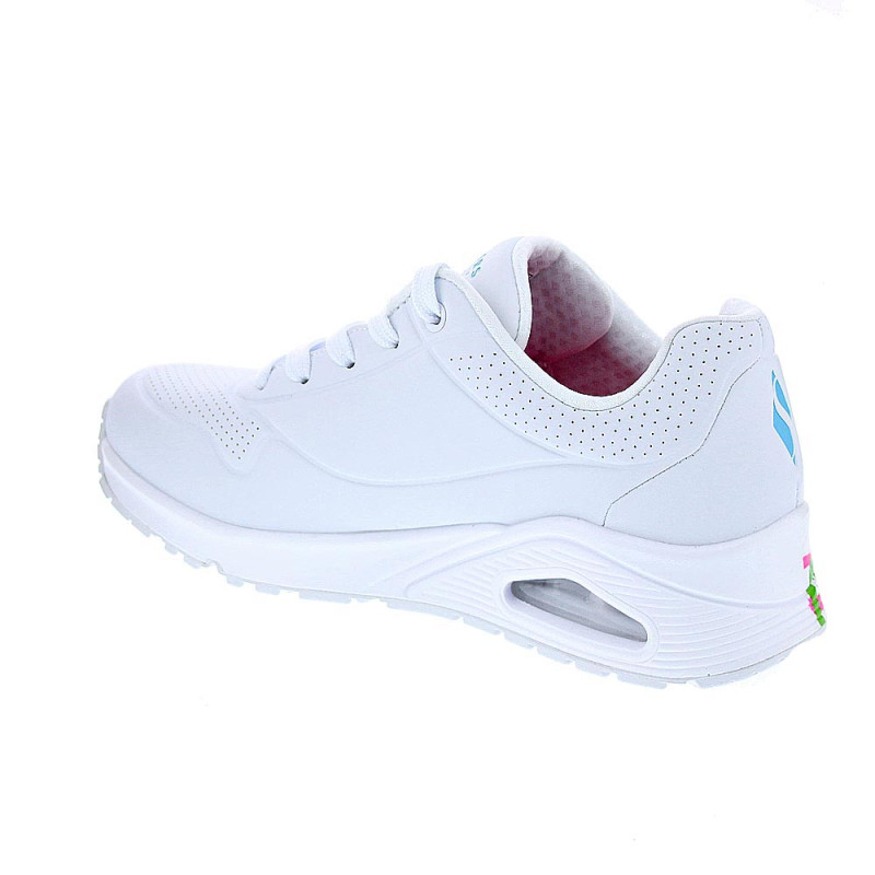 Zapatillas Skechers zapatos Mujer modelo Uno Highlight Blanco 