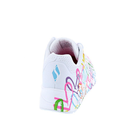 Zapatillas Skechers zapatos Mujer modelo Uno Highlight Blanco 