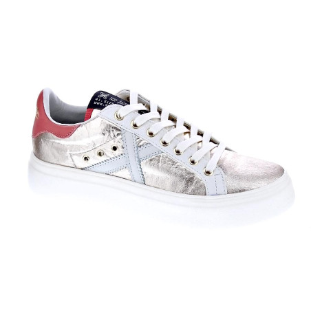 Zapatillas Munich zapatos Mujer modelo Rete Sky Plata 
