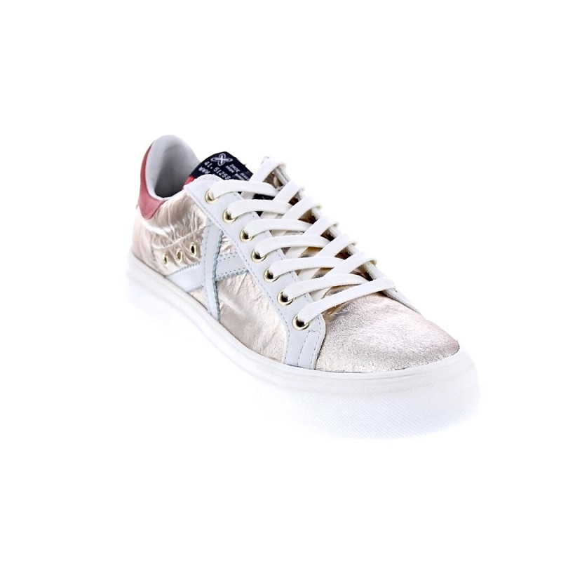 Zapatillas Munich zapatos Mujer modelo Rete Sky Plata 