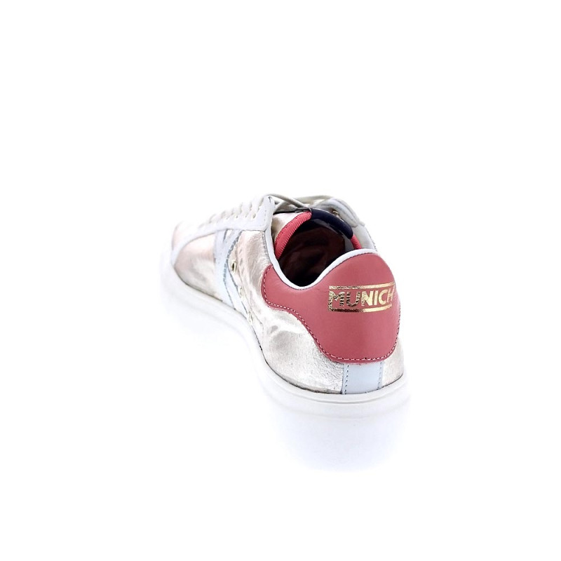 Zapatillas Munich zapatos Mujer modelo Rete Sky Plata 