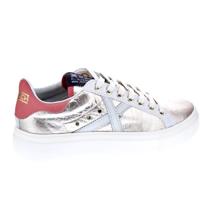 Zapatillas Munich zapatos Mujer modelo Rete Sky Plata 