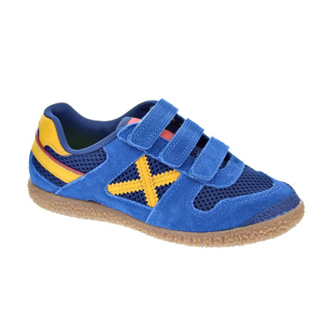 Zapatillas Munich zapatos Niño modelo Mini Goal Vco Azul 