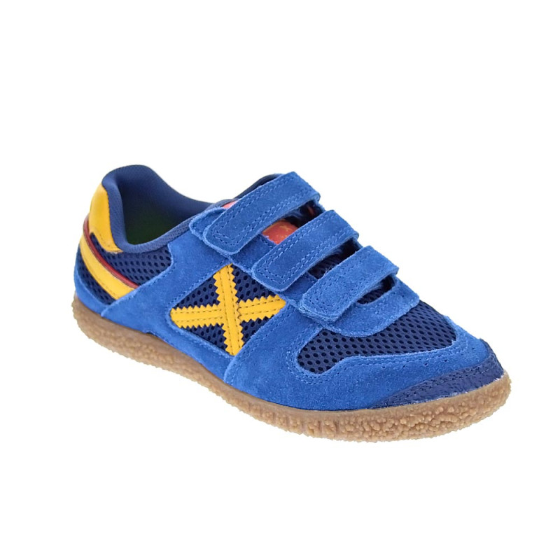 Zapatillas Munich zapatos Niño modelo Mini Goal Vco Azul 