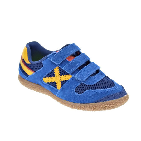 Zapatillas Munich zapatos Niño modelo Mini Goal Vco Azul 