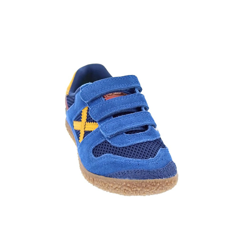 Zapatillas Munich zapatos Niño modelo Mini Goal Vco Azul 