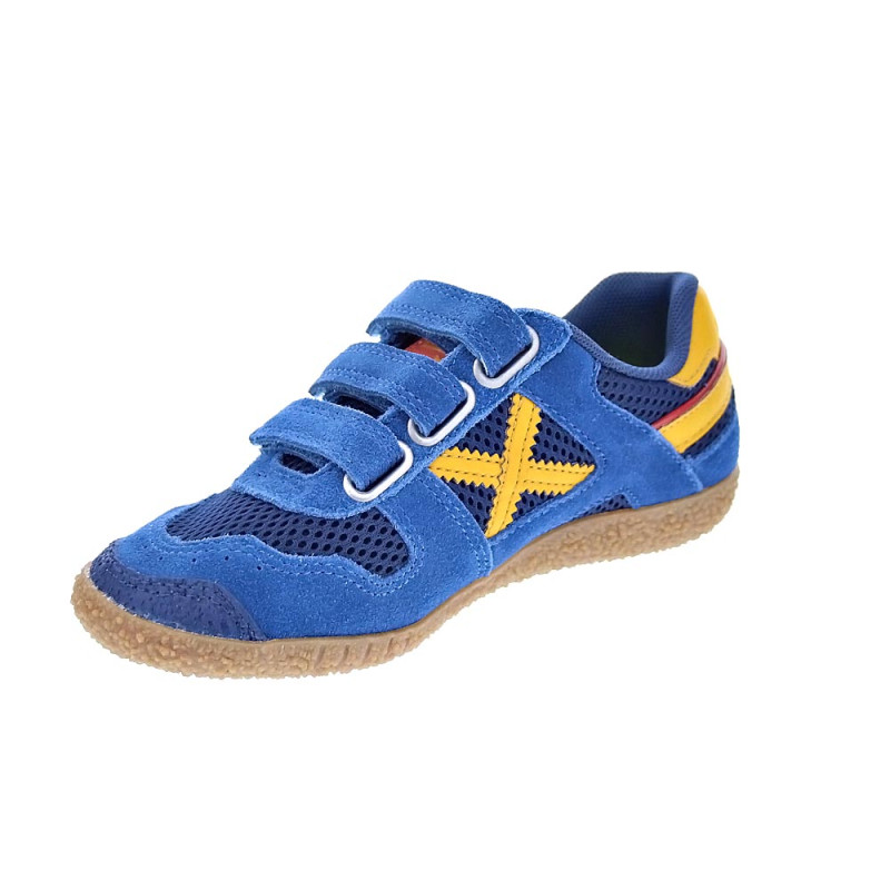 Zapatillas Munich zapatos Niño modelo Mini Goal Vco Azul 