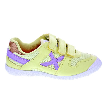 Zapatillas Munich zapatos Niña modelo Mini Goal Vco Amarillo 