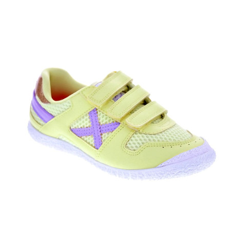 Zapatillas Munich zapatos Niña modelo Mini Goal Vco Amarillo 