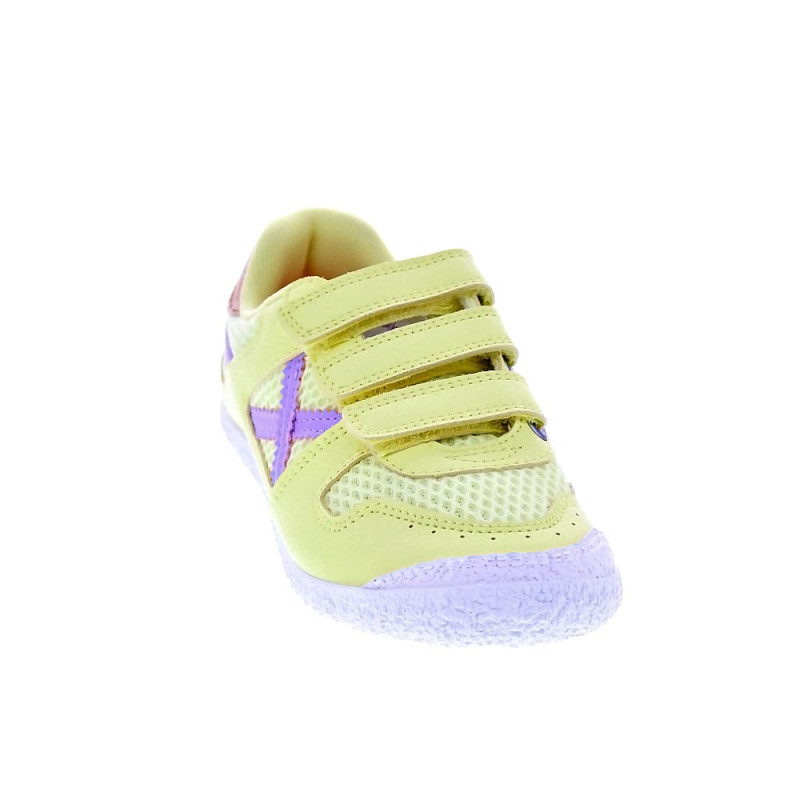 Zapatillas Munich zapatos Niña modelo Mini Goal Vco Amarillo 